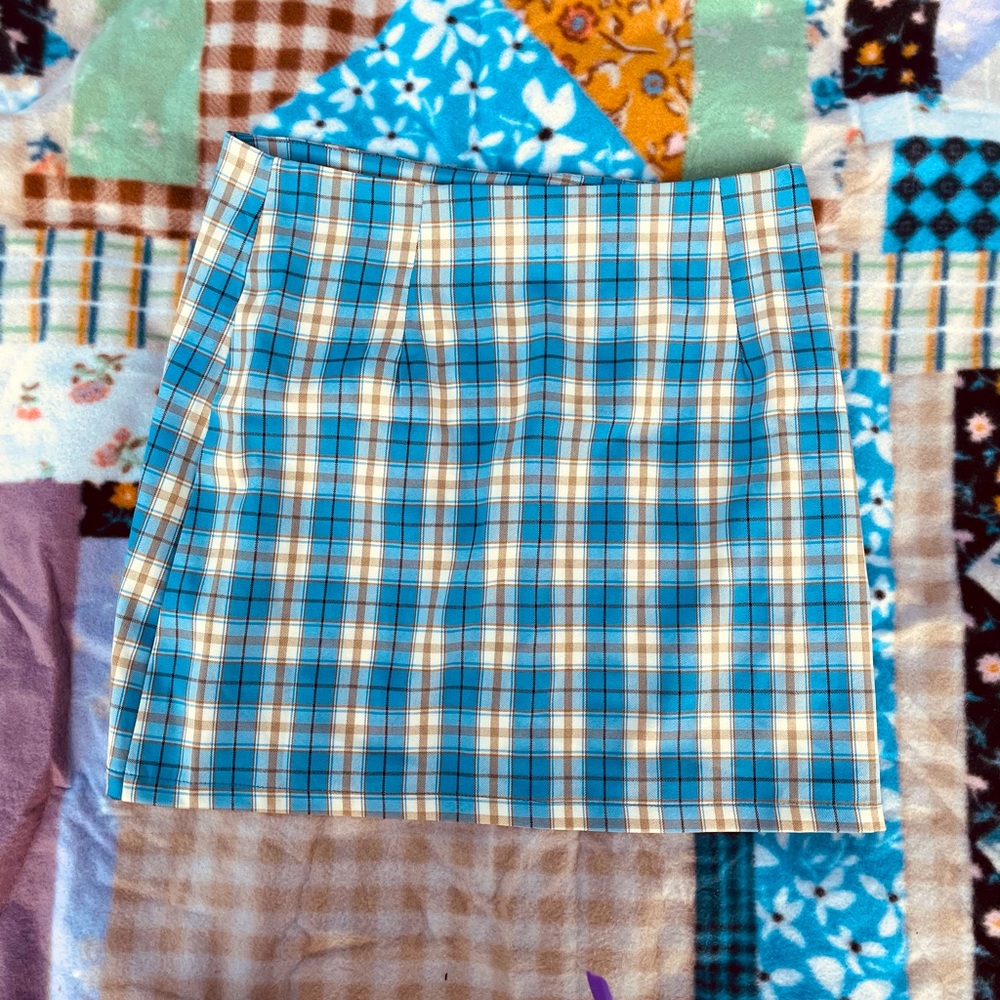 Plaided skirt